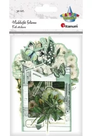 Naklejki foliowe Kwiaty białe 30szt