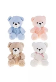 Maskotka Miś z kokardką 20cm mix ROZETTE