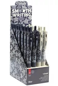 Długopis automat. Fashion Star niebieski (24szt)