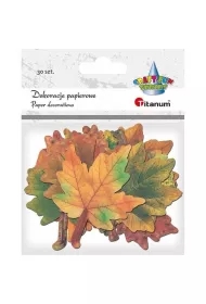 Dekoracje kartonowe Liście klonu 30szt
