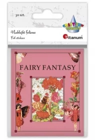 Naklejki foliowe Fairy Fantasy wróżki różowe 30szt