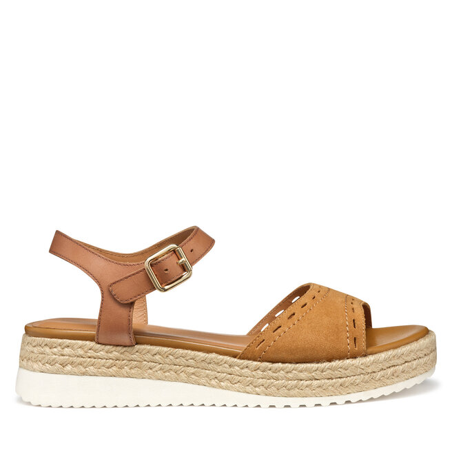 Espadryle Geox D Eolie D55SRB 02243 C6001 Brązowy