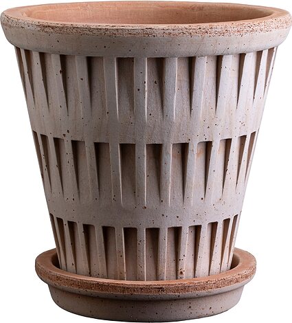 Bergs Potter Doniczka z podstawką Pantheon 21 cm różowa PAR21S