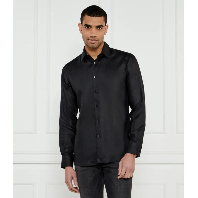 Karl Lagerfeld Lniana koszula Modern fit