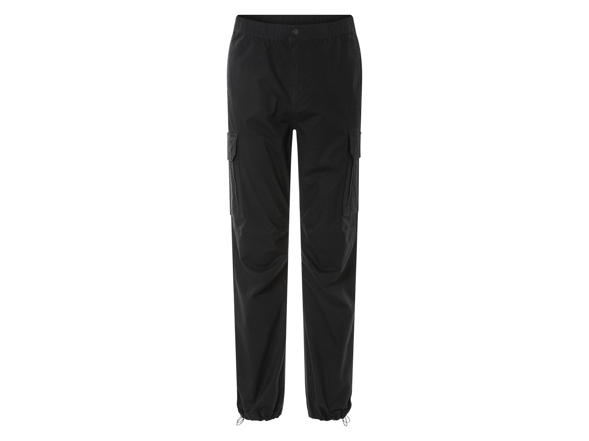 LIVERGY® Spodnie męskie cargo z bawełny (Czarny, XL (56/58))