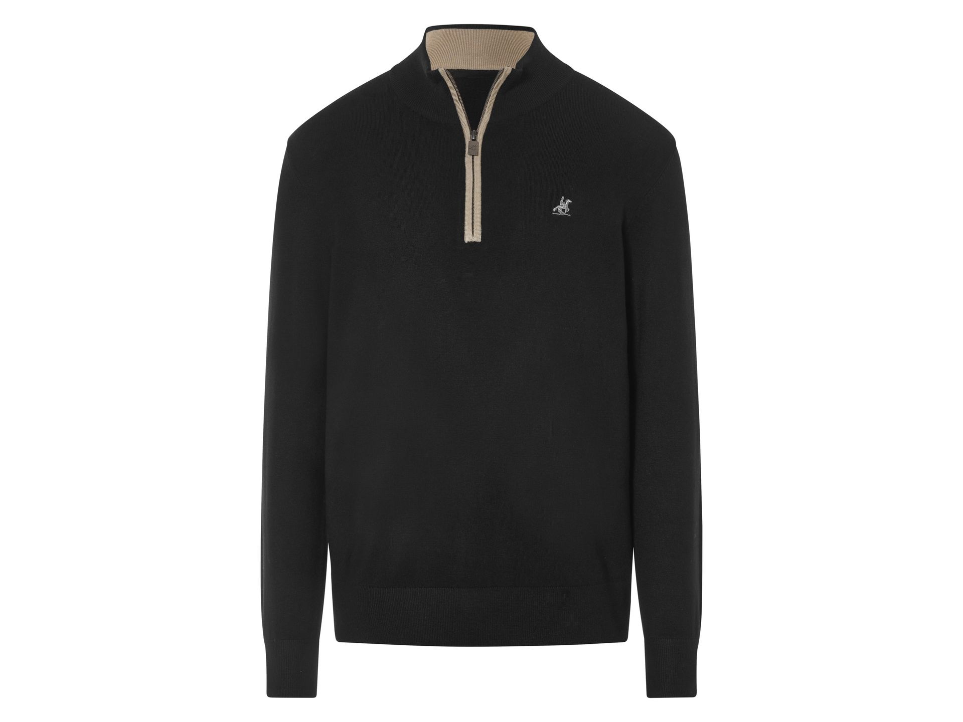 LIVERGY® Sweter męski z wiskozą (L (52/54), Czarny)