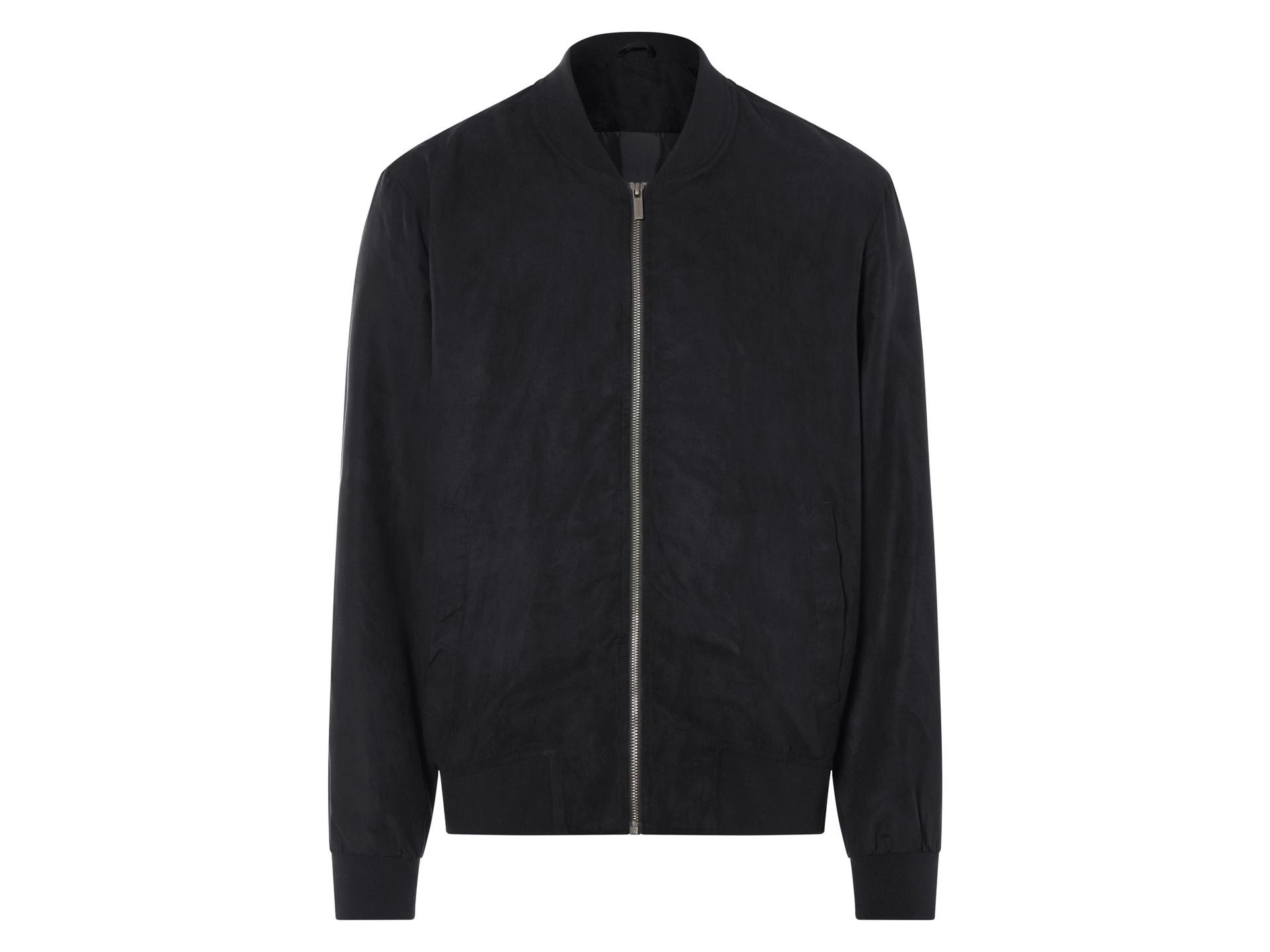 LIVERGY® Kurtka męska ze sztucznego zamszu (Czarny, S (44/46))