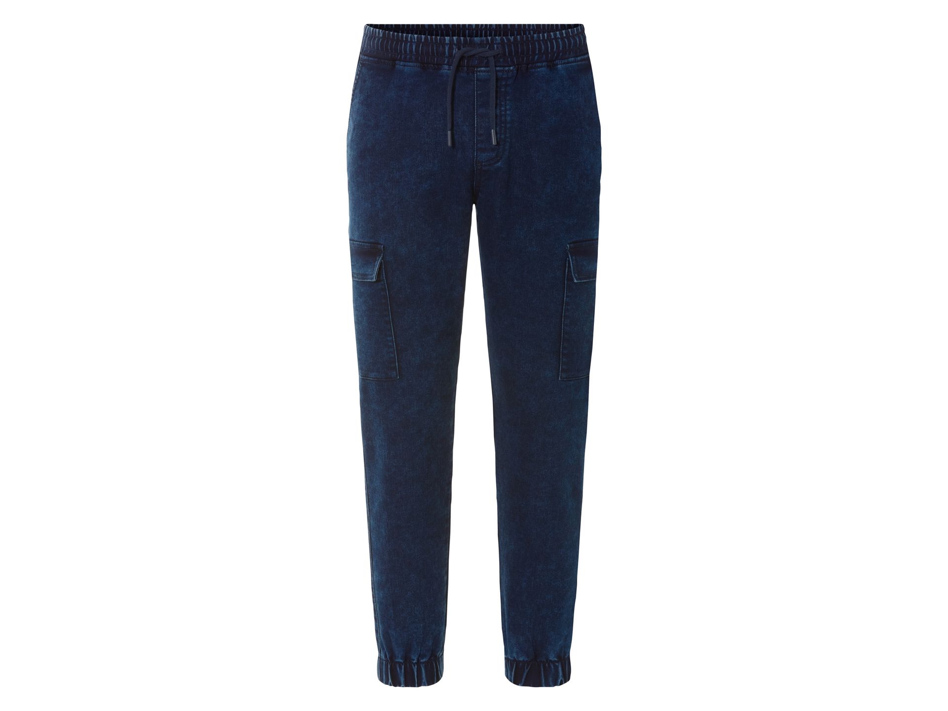 LIVERGY® Joggersy jeansowe męskie, Relaxed Fit (Niebieski, M (48/50))