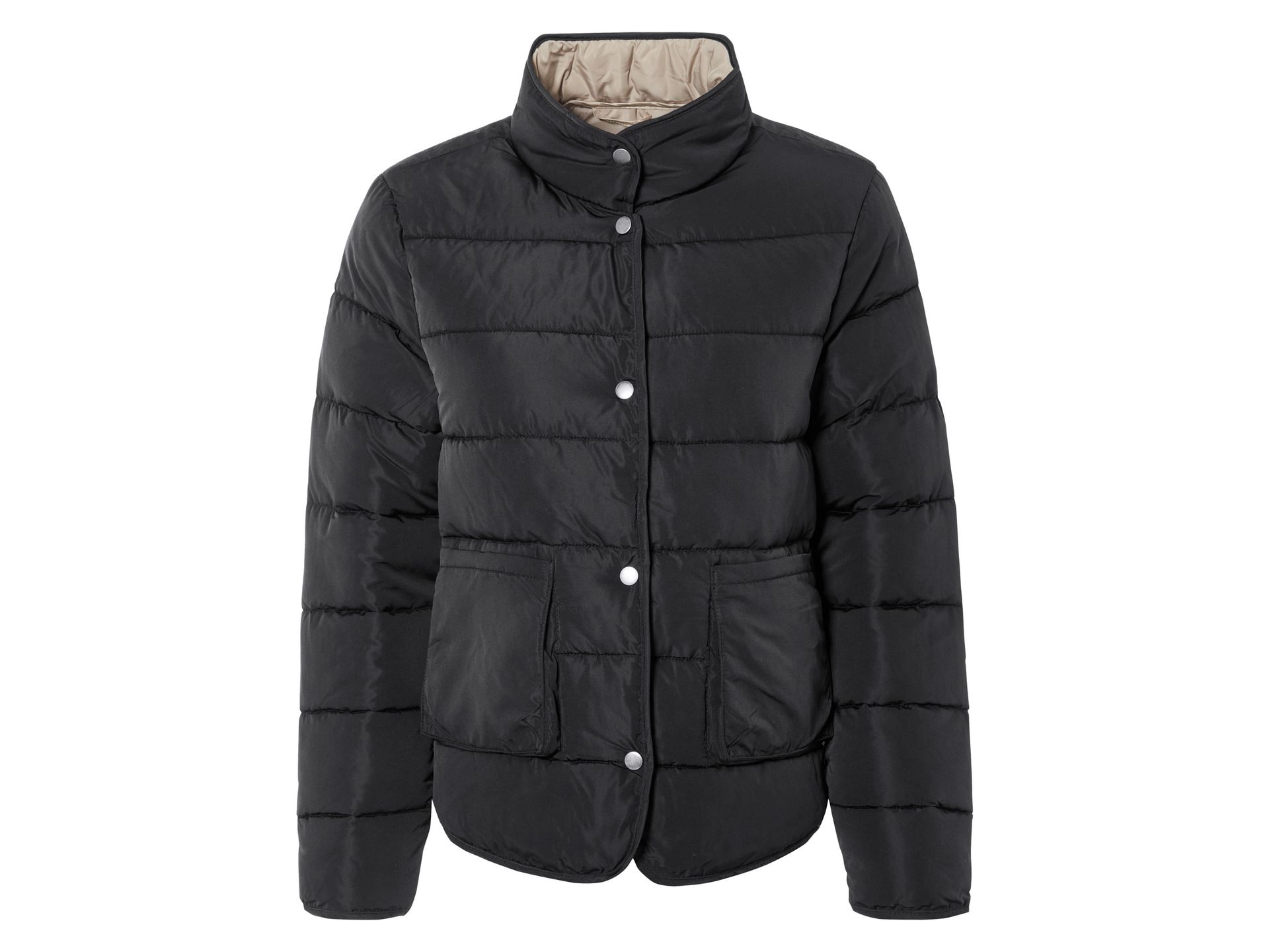 esmara® Lekka kurtka pikowana damska (Czarny, S(36/38))