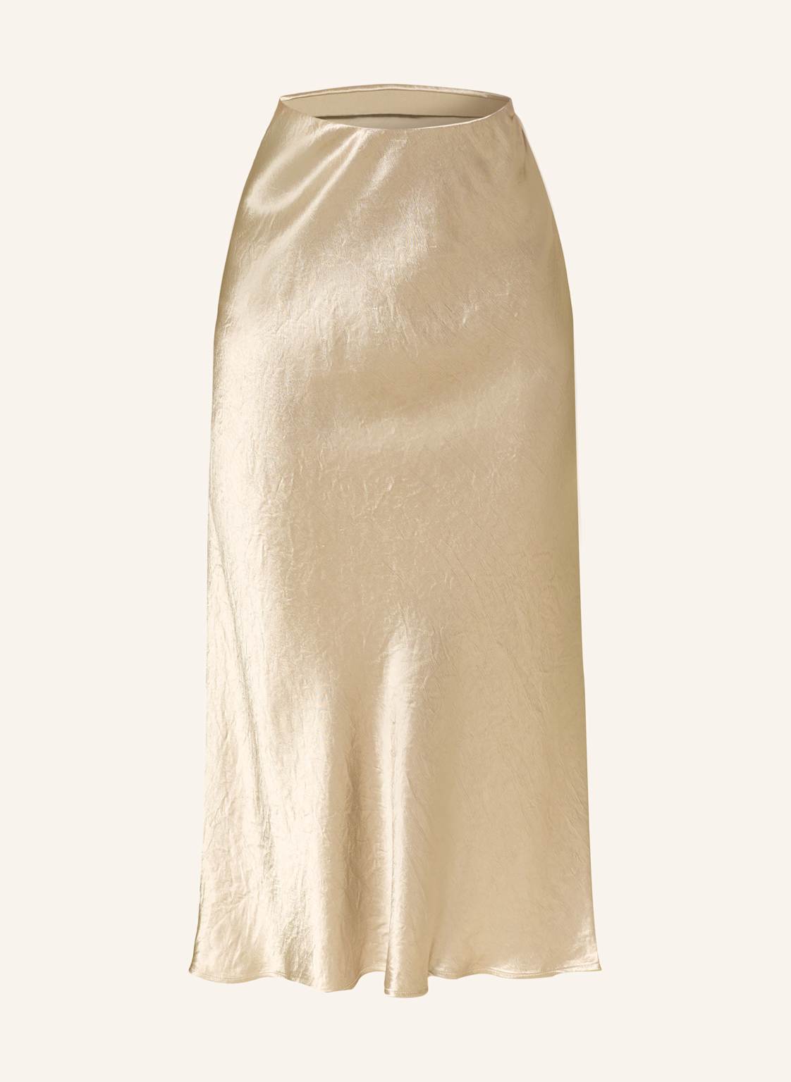 Mm Spódnica Satynowa Alessio beige