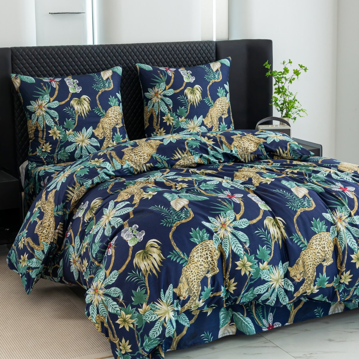 Pościel 3D Bawełniana 140X200 Wild Cat