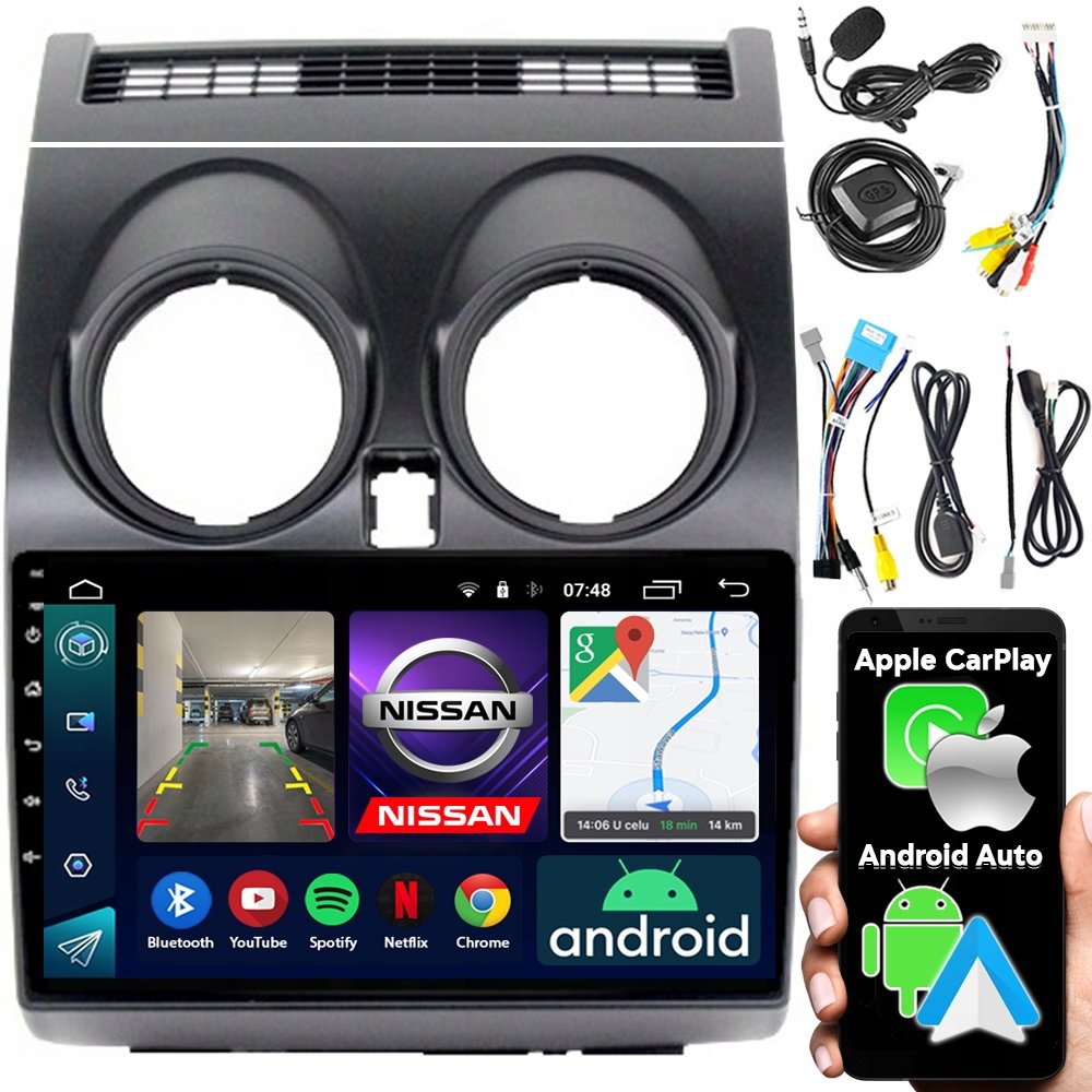 Radio samochodowe NCS RS-305 NISSAN QASHQAI 2006-2013 Android nawigacja