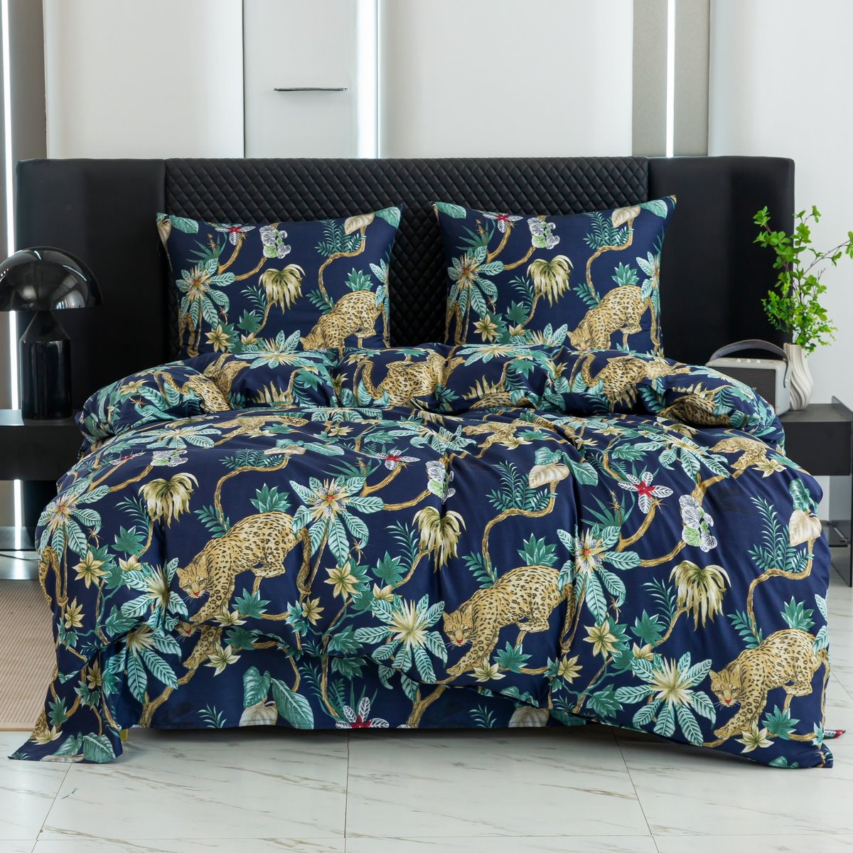 Pościel 3D Bawełniana 220X200 Wild Cat