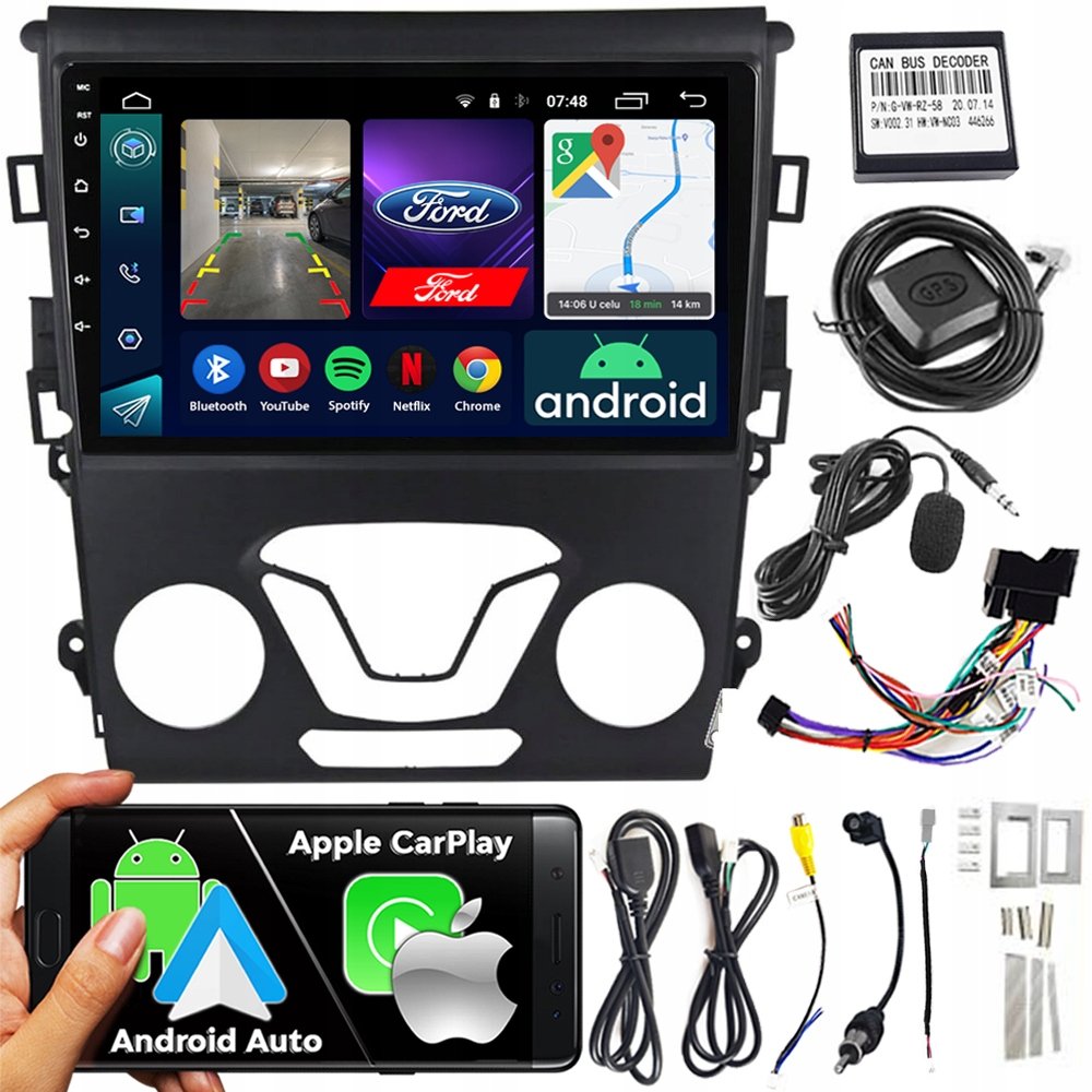 Radio samochodowe NCS RS-305 FORD MONDEO Mk5 2013-2018 Android nawigacja