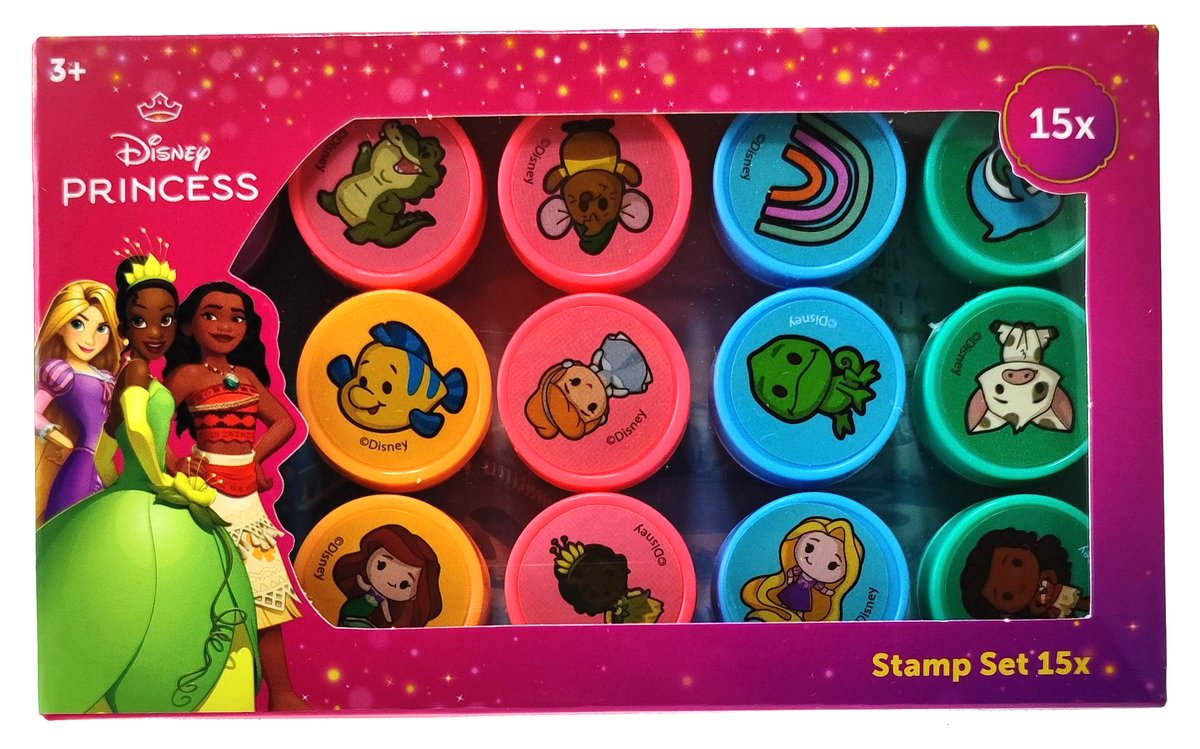 Zestaw stempli - Disney Księżniczki 15 sztuk