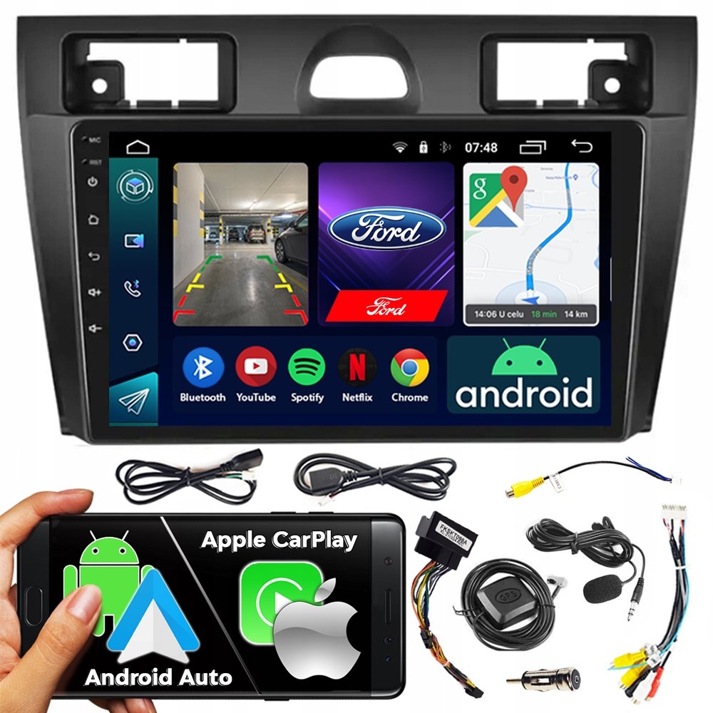 Radio samochodowe NCS RS-305 FORD FIESTA Mk6 2006-2008 Android nawigacja