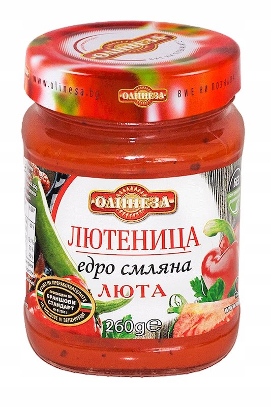 Lutenica Pikantna Olinesa - duże kawałki warzyw Olinesa 250g