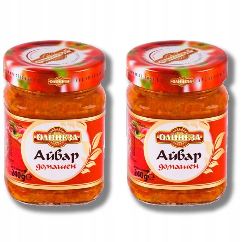 Ajvar Olinesa Łagodny Bułgarski - Duże kawałki warzyw 250g