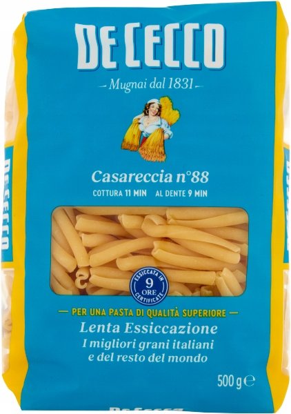 Makaron Pasta di Semola Casareccia n 88 500g - De Cecco casarecce w��oski