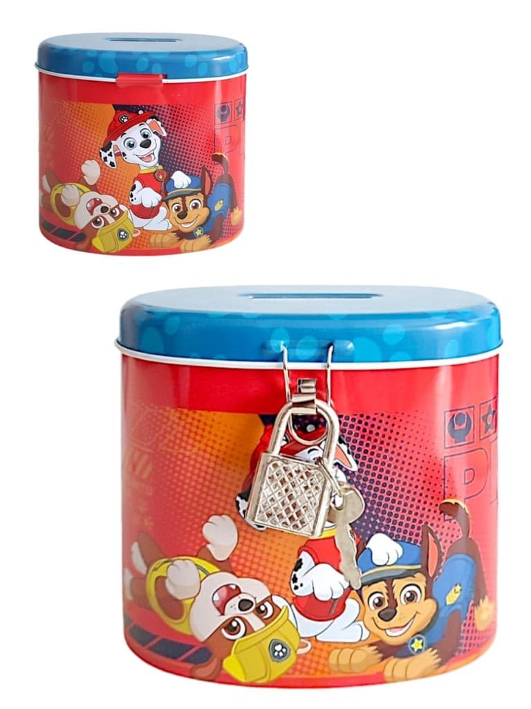 Zdjęcia - Skarbonki Mała skarbonka metalowa puszka na kluczyk Psi Patrol