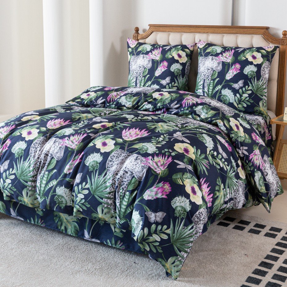 Pościel 3D Bawełniana 140X200 Pantera