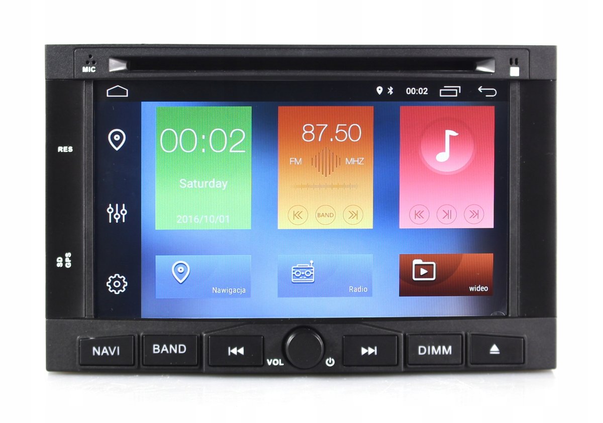 Radio Nawigacja Peugeot Partner 2008-2018 Android