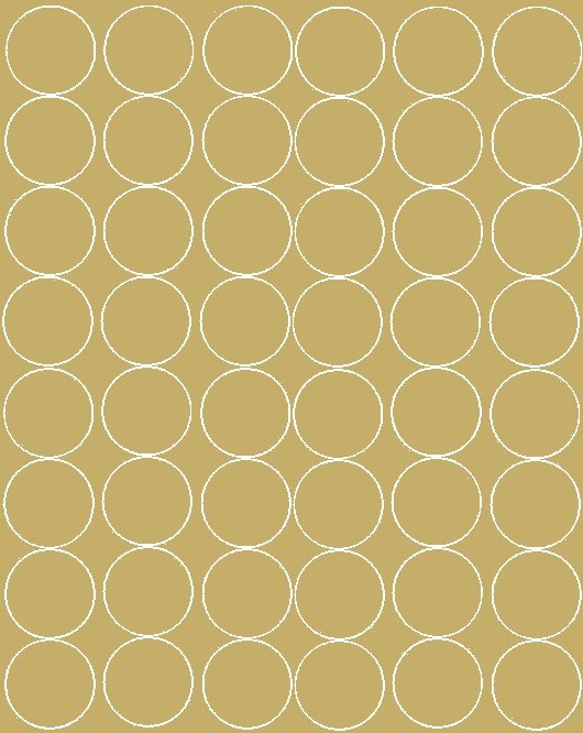 NAKLEJKA KOŁA 6 cm NAKLEJKI KÓŁKA GROCHY KROPKI 48 SZTUK ZŁOTY Z POŁYSKIEM