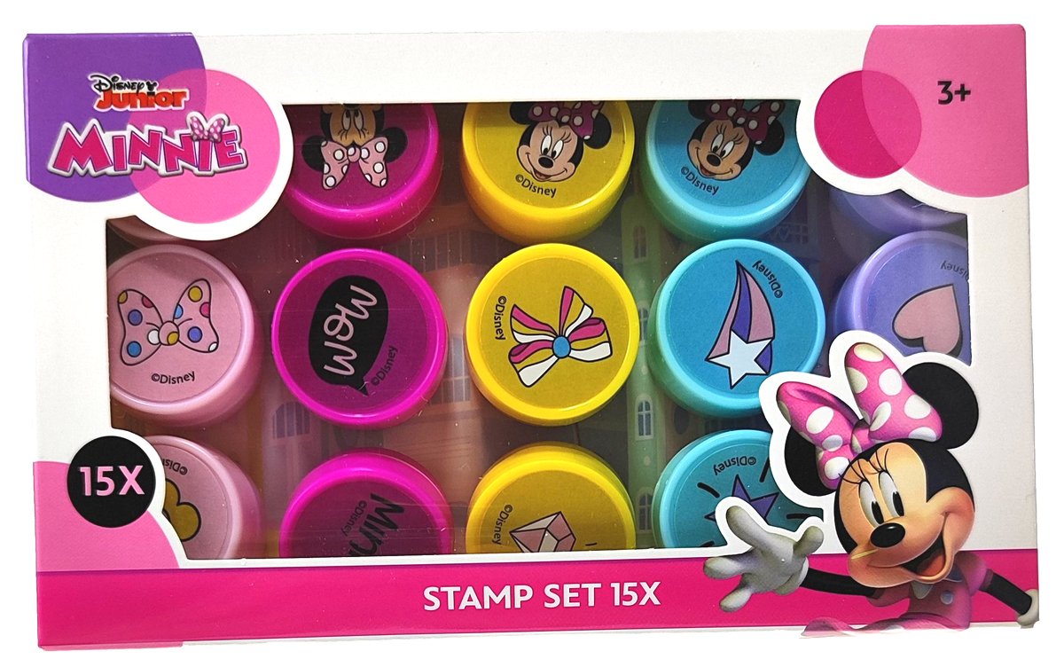 Zestaw stempli - Disney Myszka Minnie 15 sztuk