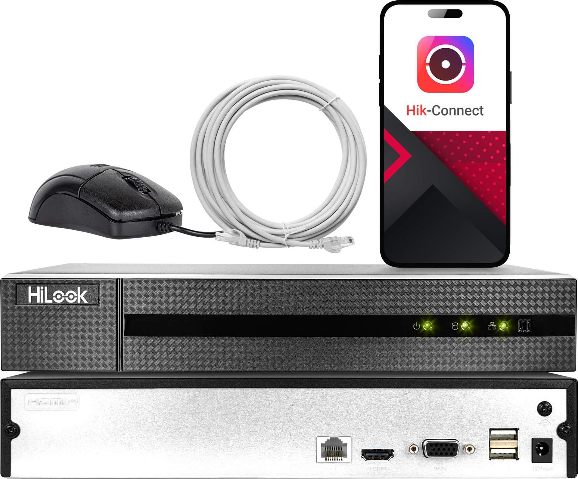HiLook NVR-8CH-5MP Rejestrator IP 8 kanałowy sieciowy HiLook by Hikvision