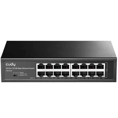 CUDY FS1016 Fast Ethernet, 16 portów