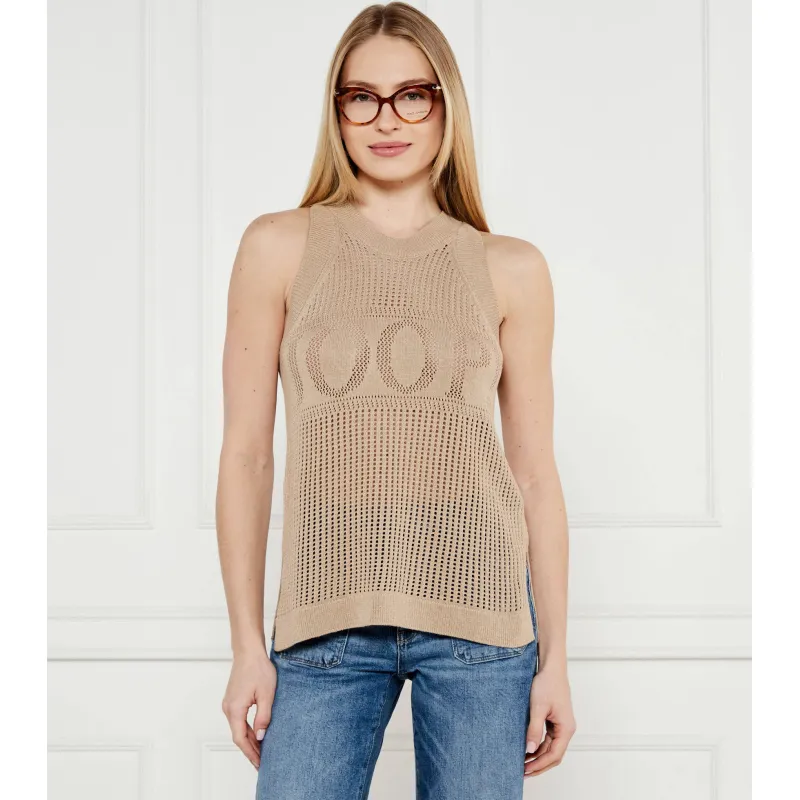 Joop! Top Kera Regular Fit z dodatkiem lnu