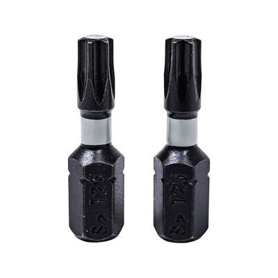 Końcówki wkrętakowe udarowe Torx T25 x 25 mm, 2 szt.