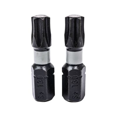 Końcówki wkrętakowe udarowe Torx T30 x 25 mm, 2 szt.