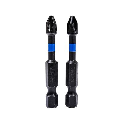 Końcówki wkrętakowe udarowe krzyżowe PH2 x 50 mm, 2 szt.