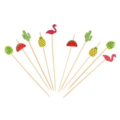 Patyczki do przekąsek Summer Party 10 sztuk