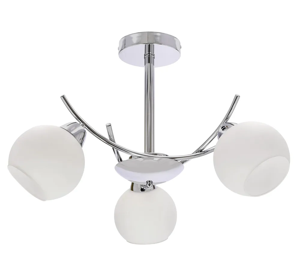 Nowoczesna wisząca lampa z trzema kloszami - 7X M071 T1-D52