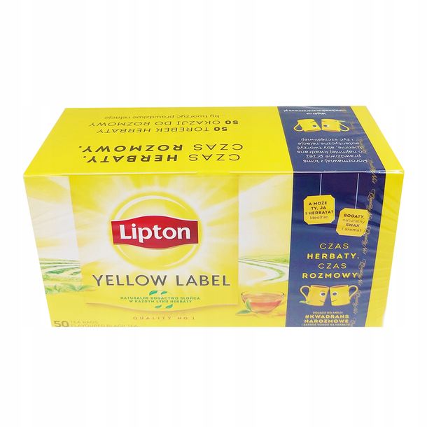 Herbata czarna ekspresowa Lipton 50 torebek - 100g