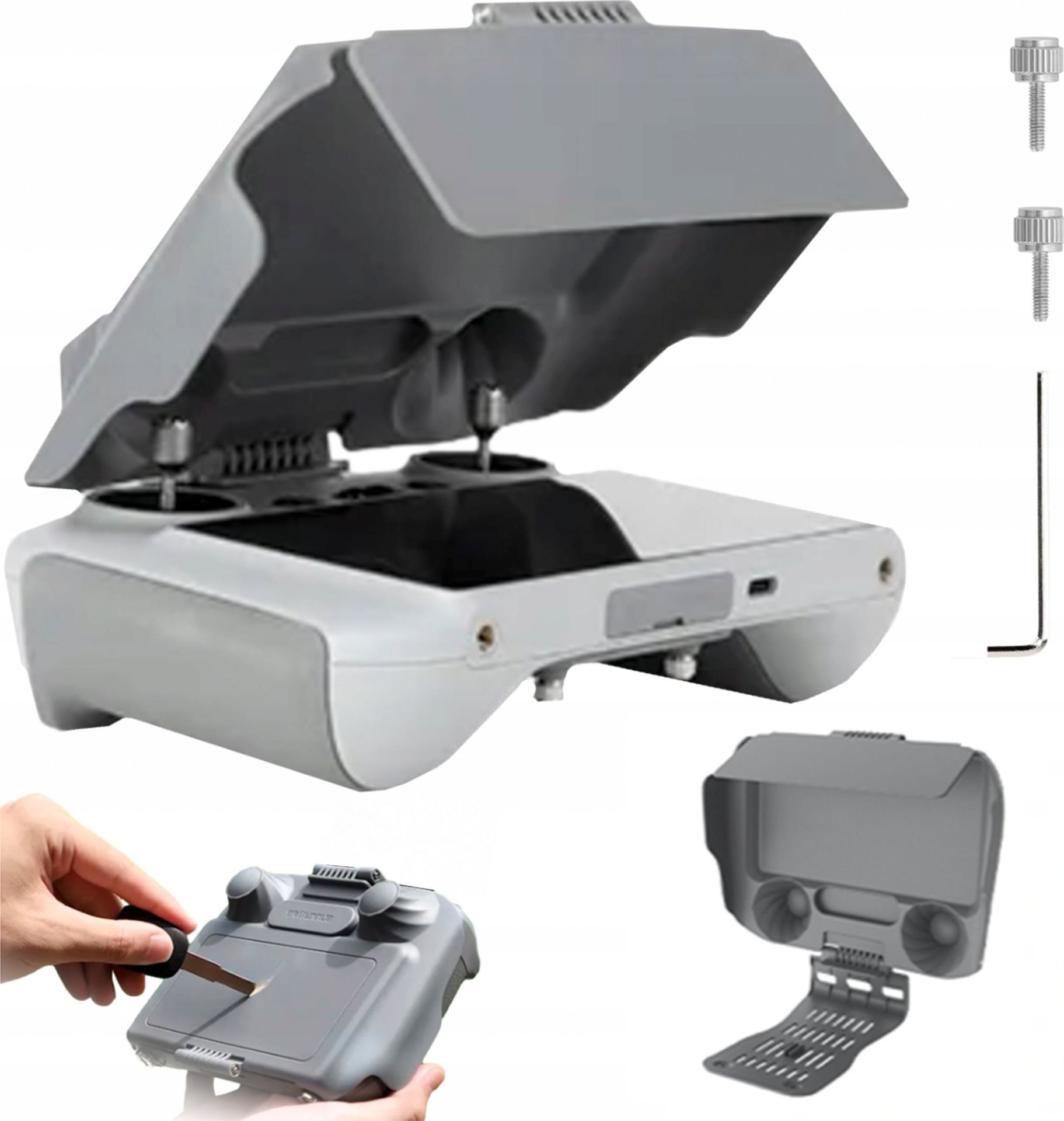 SunnyLife OSŁONA OCHRONNA PRZECIWSŁONECZNA 2W1 NA EKRAN KONTROLER DO DJI RC / DJI MINI 3 PRO