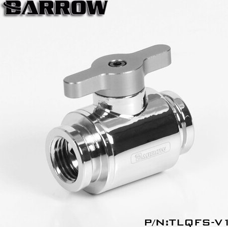 Barrow Barrow Ball Valve 10mm G1/4 Zoll Kugelhahn, silber - silber