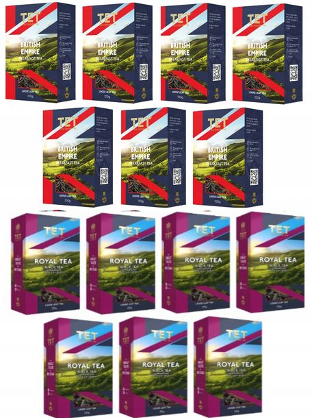TET 7x British Empire 7x Royal Tea Herbata Czarna Liściasta
