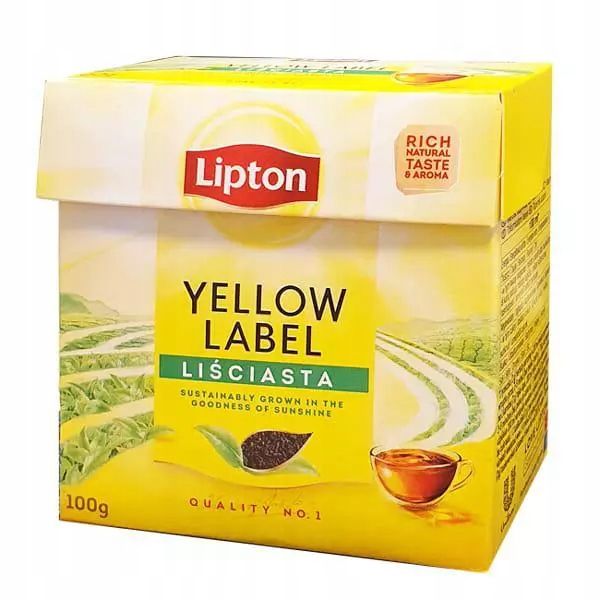 Herbata czarna liściasta Lipton 100g