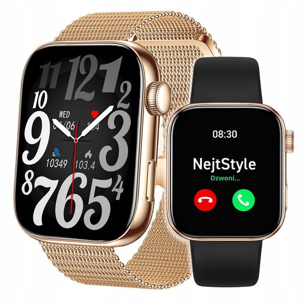 Smartwatch Damski Zegarek Menu Pl Rozmowy Sport Watch Powiadomienia Paski