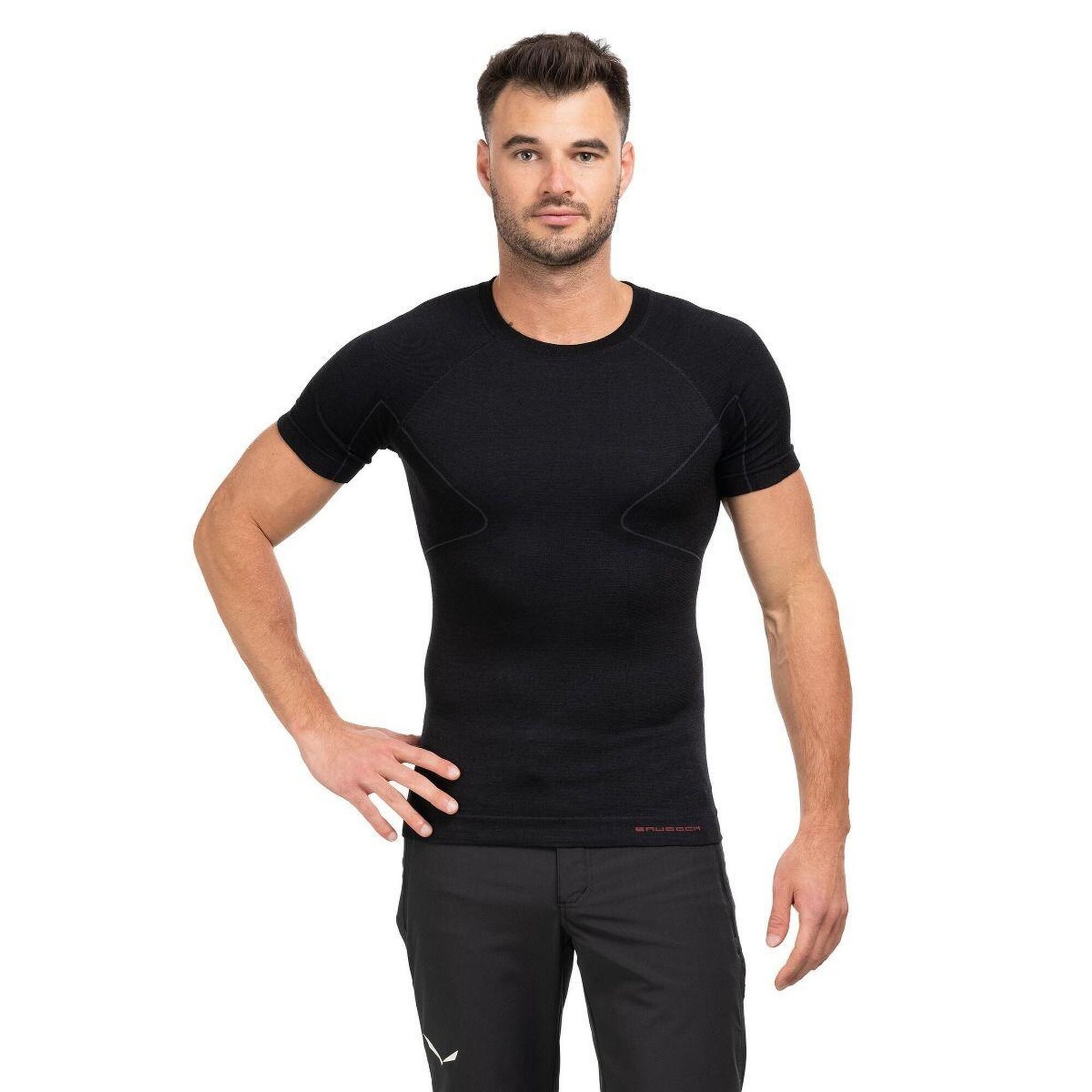 Koszulka męska Brubeck Active Wool Ss11710