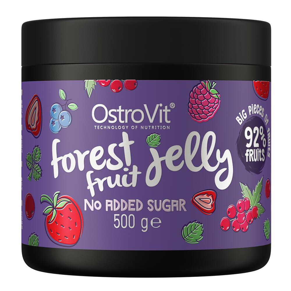 OstroVit Forest Fruit Jelly Owoce w żelu 500 g - owoce leśne
