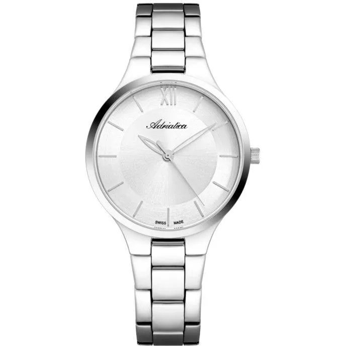 Adriatica zegarek damski srebrny Classic A3823.5163Q