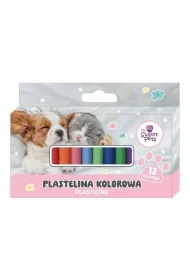 Plastelina The Sweet Pets 12 kolorów