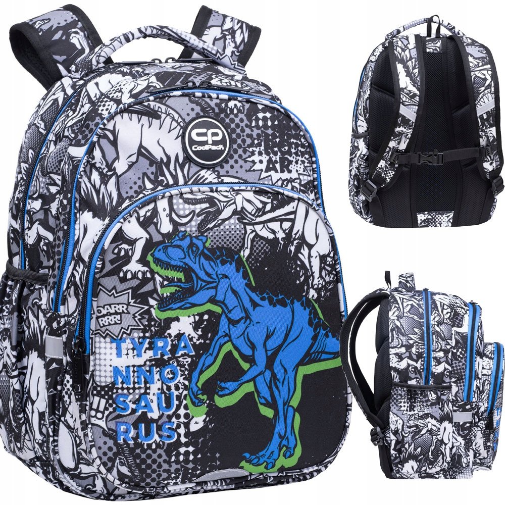 Coolpack Base Plus Plecak Szkolny Młodzieżowy Dinozaur T-Rex F027853