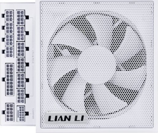 Lian Li EDGE GOLD 1200 80 PLUS Gold Netzteil, PCIe 5.1, ATX 3.1 - 1.200 Watt, wei, inkl. USB-Hub