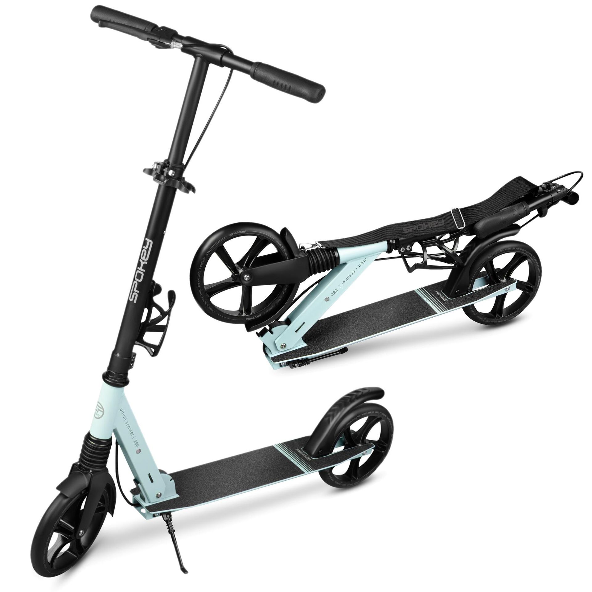 Hulajnoga SPOKEY City Flow 200 Pro Czarno-zielony