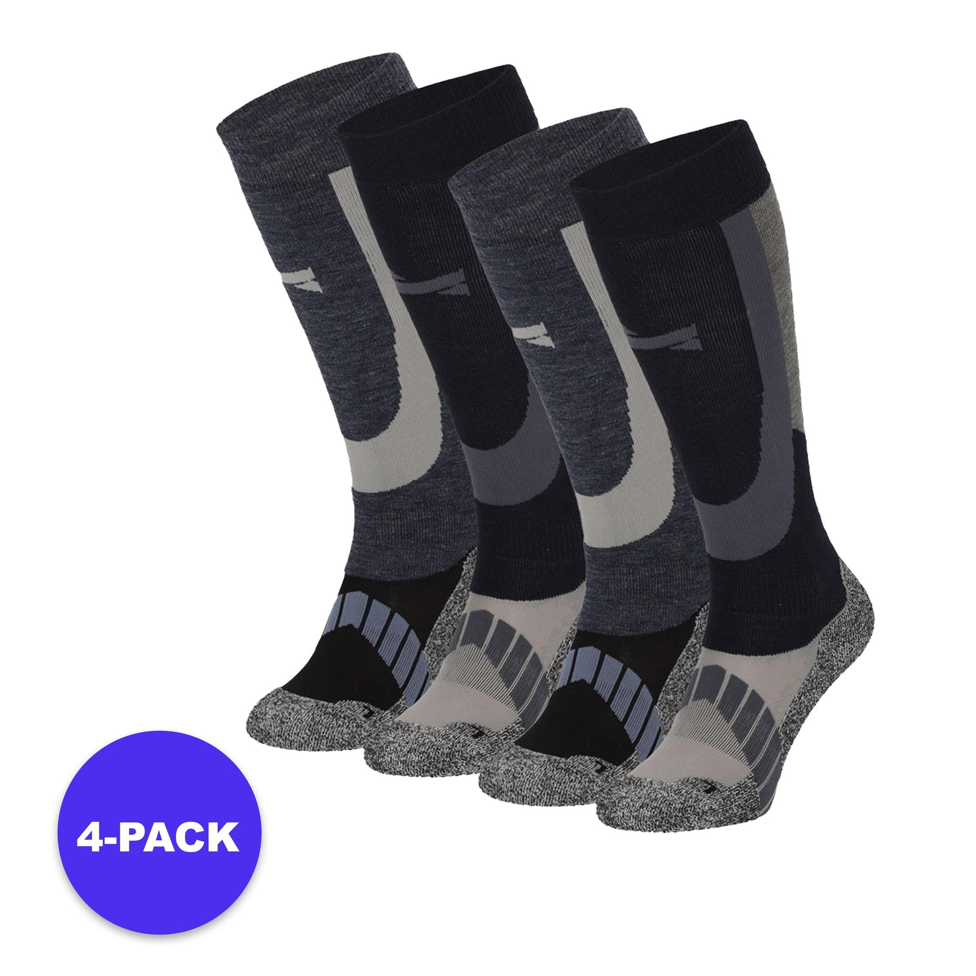Skarpety narciarskie unisex - 4 szt. - Multi Navy - Rozmiar 39/42